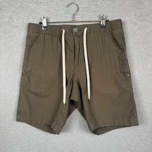Vuori Shorts Mens M Brown Ripstop Organic Hiking Outdoor Athleisure Everyday
